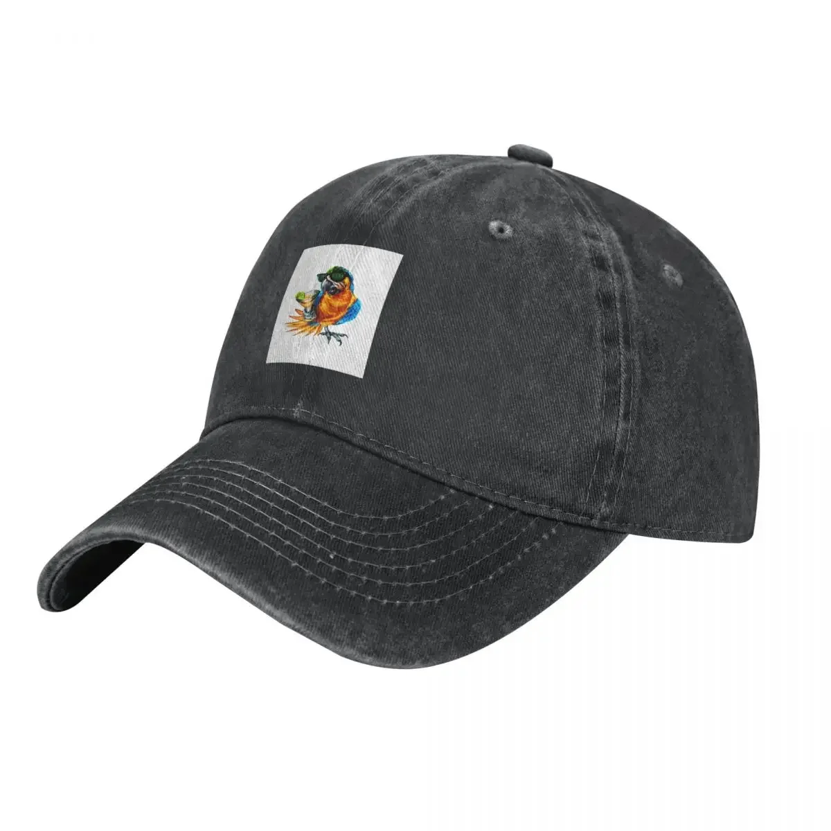 Parrot Heads in Paradise Graphic Cowboy Hat Wild Ball Hat Dropshipping New In Hat Man For The Sun Hats For Men Women's