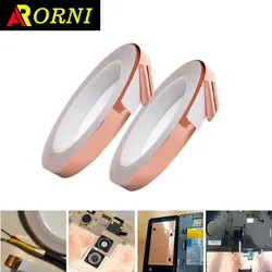 20m Single Conductive Copper Foil Tape Heat Resist Anti-static Adhesive Tape  Wide EMI Shielding Repair Tape
