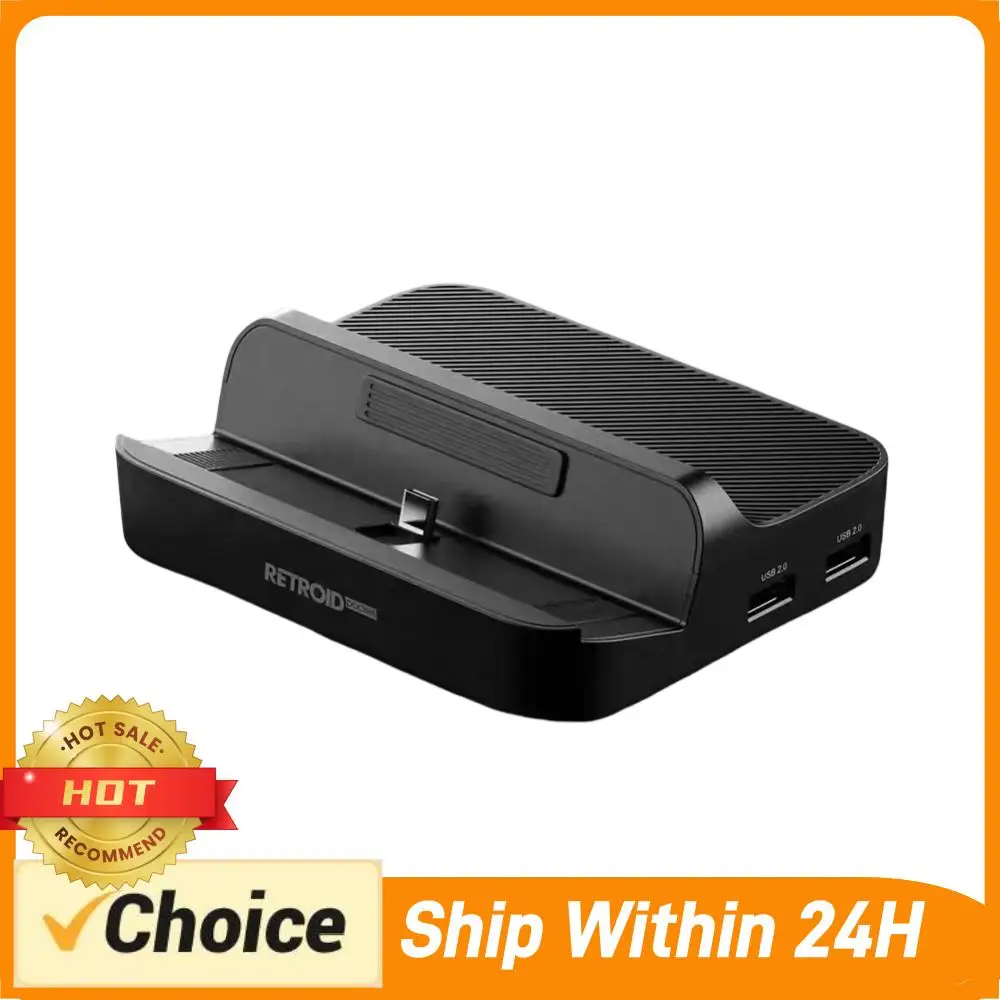 

Док-станция 7 в 1 для Retroid Pocket 5, 3*USB3.0, 2*USB2.0, зарядная станция, аксессуары для мини-игровой консоли