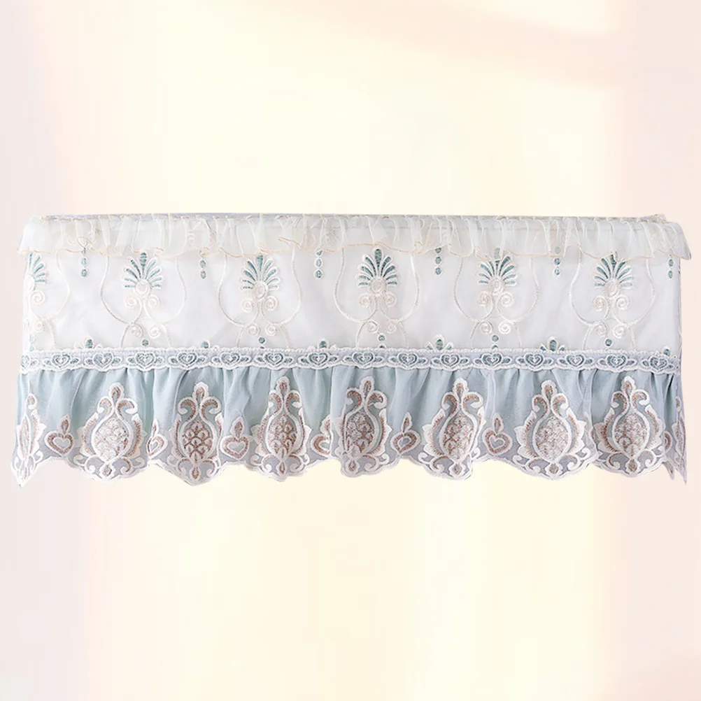 

1Pcs Air Conditioner Cover Lace Dustproof Protector Elegant Pattern Home Decor Hanging Cover for Air Conditioner