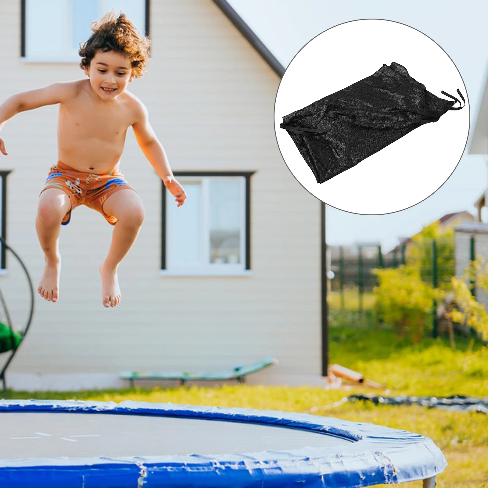 

Round Sun Shade Uv Protection Waterproof Foldable Cover Tent For Backyard 10 Inch Accessories Sunshade Tent Cover Trampoline