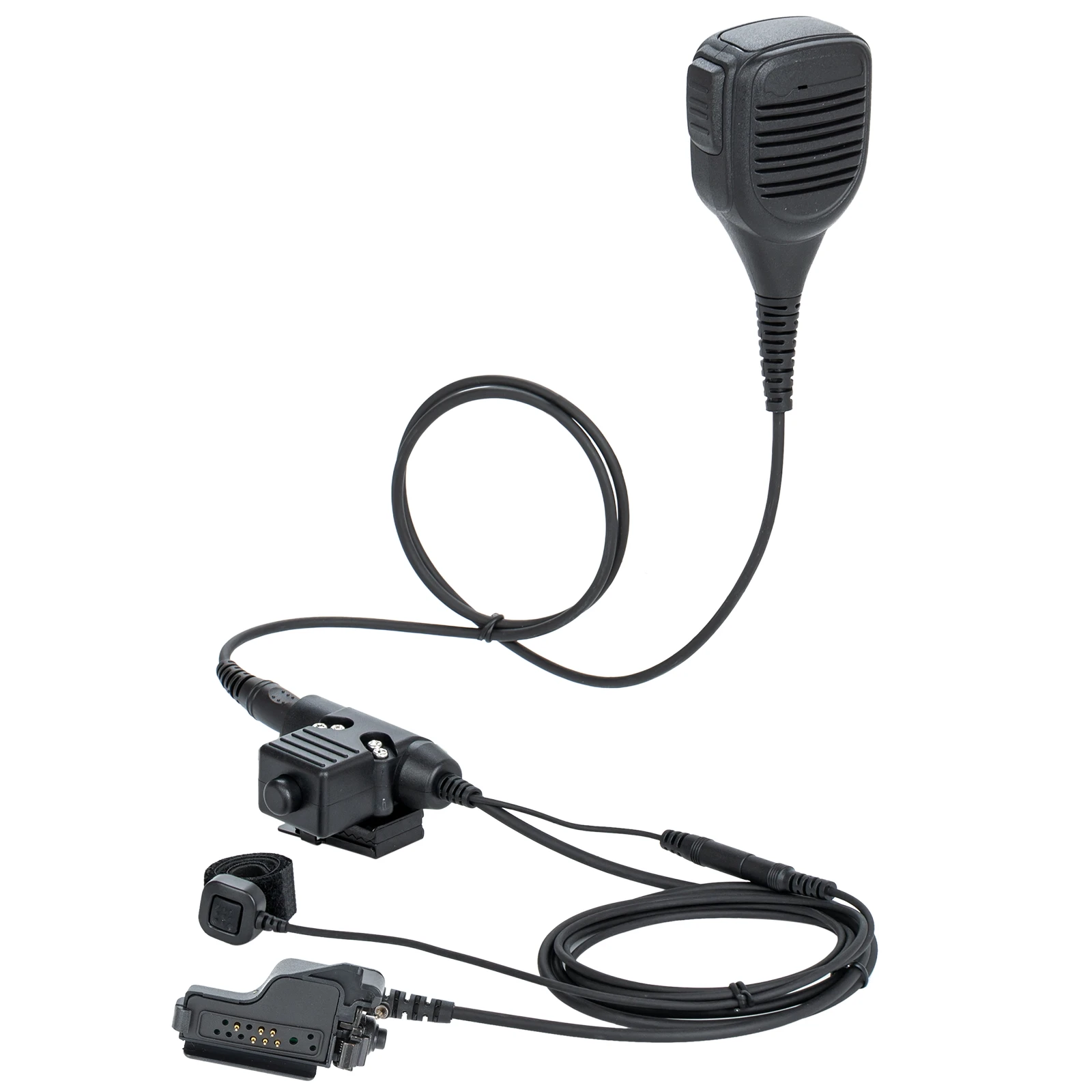 

Walkie talkie two way radio Speaker Mic Microphone with Finger Microphone and U94 PTT Adapter for MOTOROLA XTS2500