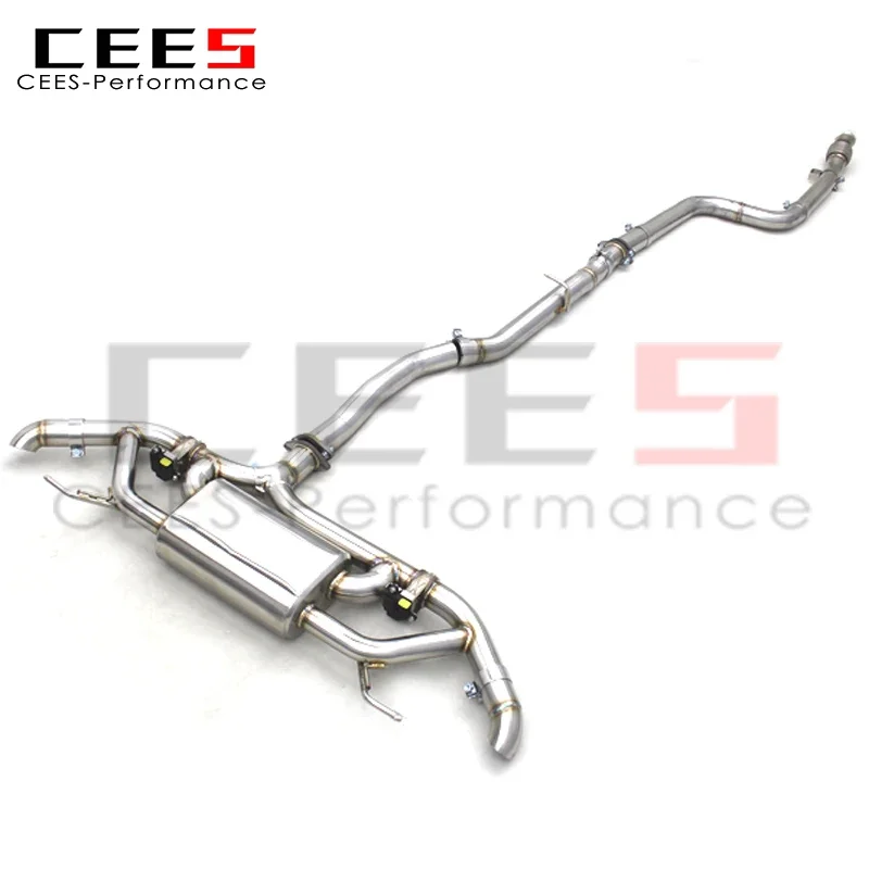 CEES High Quality Catback Exhaust Systems Car Exhaust Muffler Exhaust Pipes for Mercedes-Benz GLC200 2.0T 2017-2019
