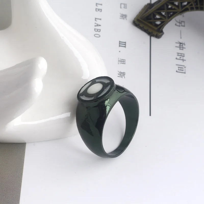 New Fashion Movie ring Luminous Ring For Women Men Glow In Dark Player 1/2 Gaming Ring Adjustable Finger Rings Jewelry Gift