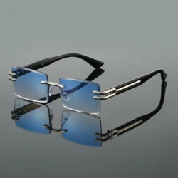 KAMMPT Retro Rectangle Black Shades Luxury Metal Men's Driving Sunglasses Stylish Brand Gradient Women' Decor Sun Glasses