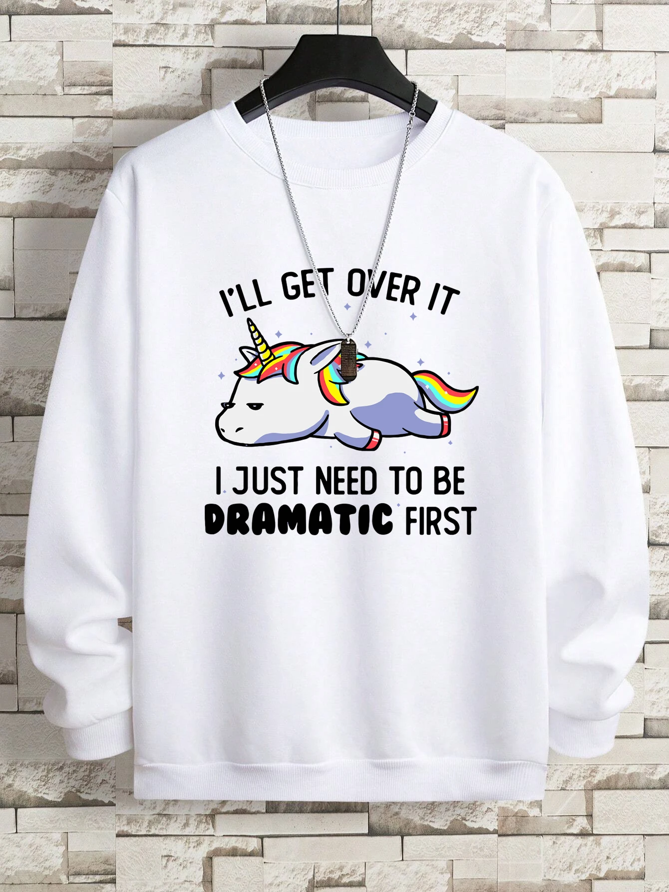 i'll Get Over It Man Sweatshirt Casual Comfortable Pulloversimple Soft Hooded Warm Autumn Tops