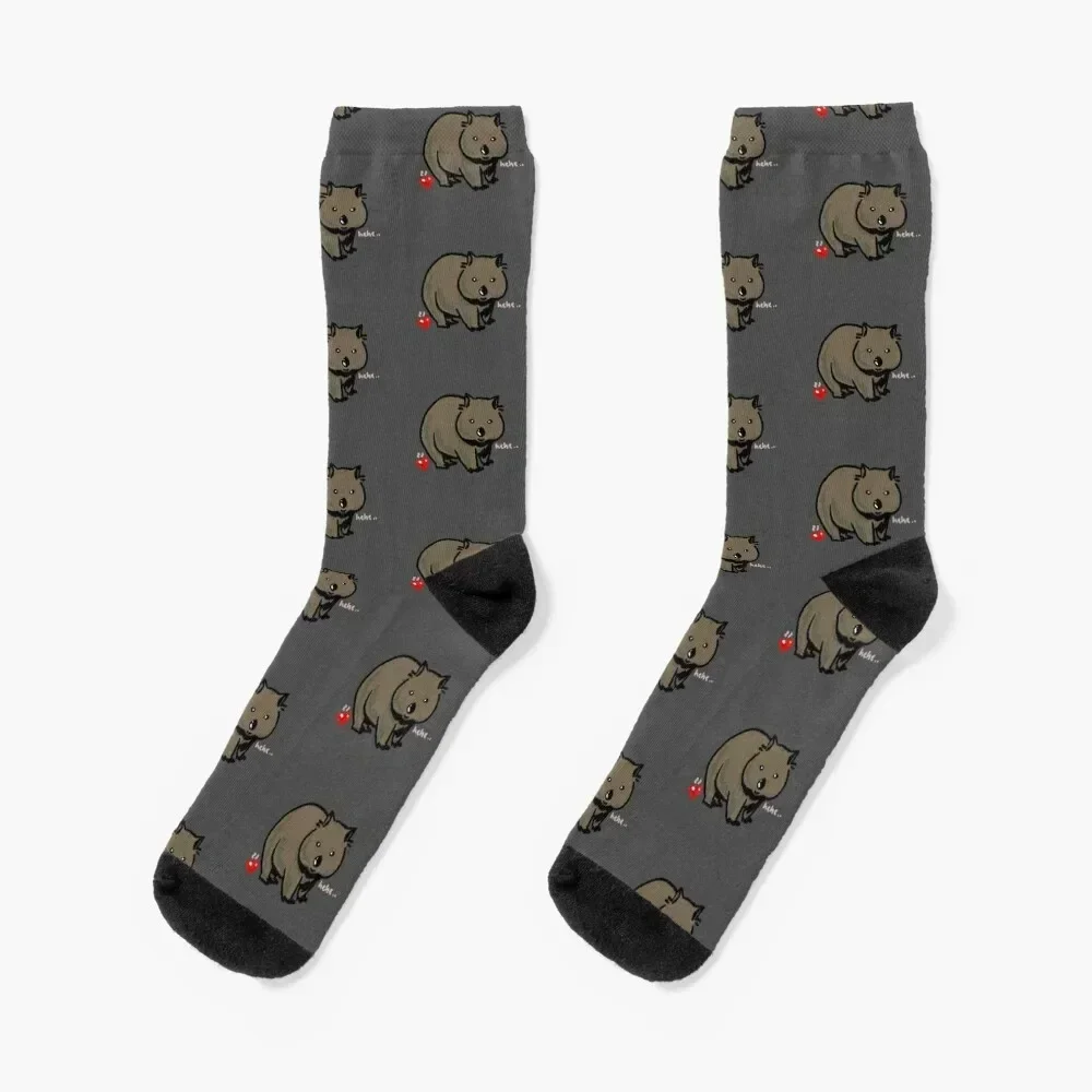 Wombat Poo Socks basketball moving stockings Mens Socks Women's