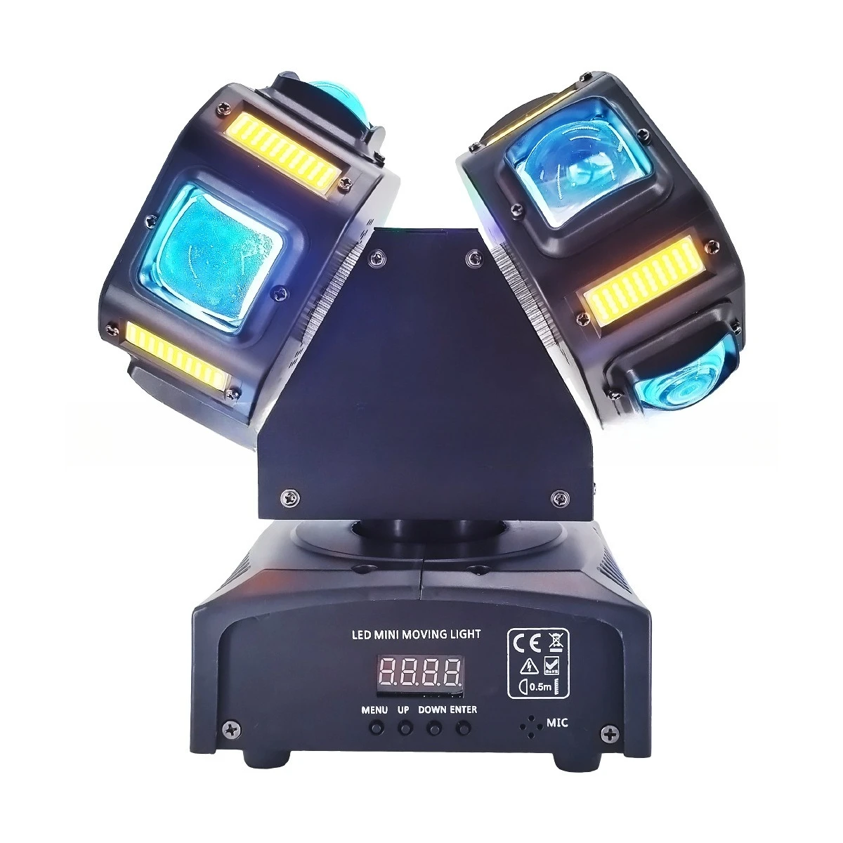 Moving head beam laser strobe pattern stage light - stepless rotation ktv bar disco disco light