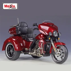 Классическая модель мотоцикла Maisto 1:12 Harley Davidson 2021 CVO Tri Glide из сплава, отлитый под давлением, Модель гоночного мотоцикла, подарки для детей