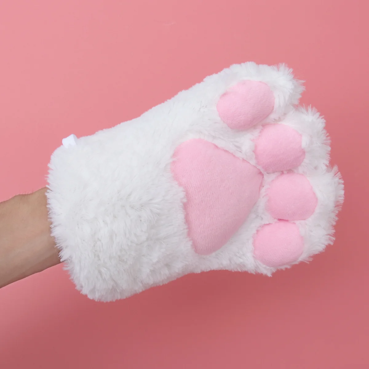 Conjunto de fantasia de cosplay de gato, 5 peças, inclui orelhas de cauda, colar, patas, luvas, confortáveis, acessórios de festa de longa duração