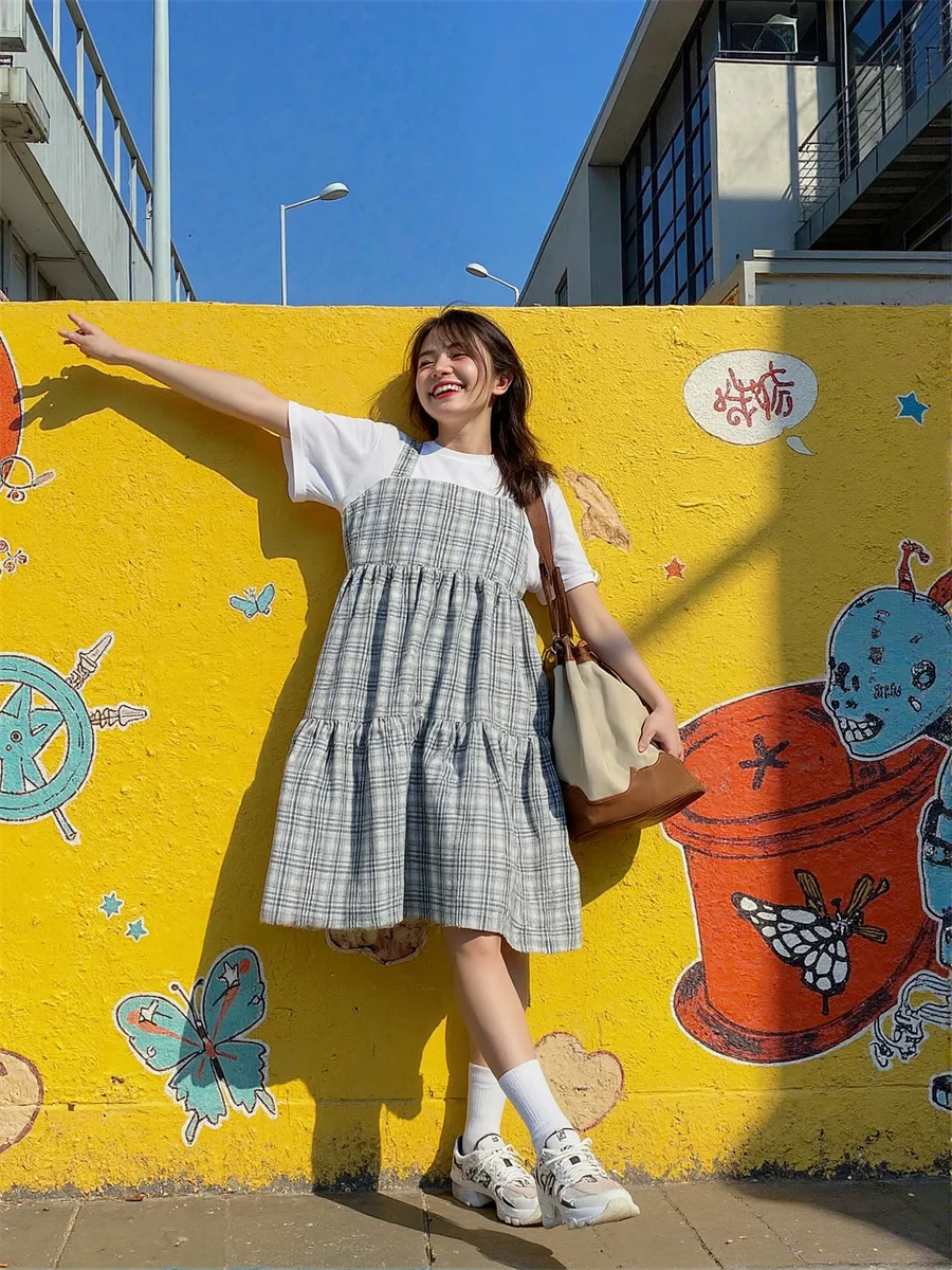 Abiti casual e da giorno da donna dritti autunnali Boho Bohemian stile preppy coreano europeo americano cinese etnico esotico alto