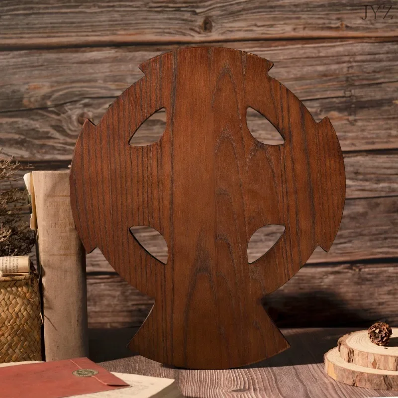 Vintage Orthodox Archangel Cross Home Wall Decor Wood Carving Table Decor St. Michael's Church Gift