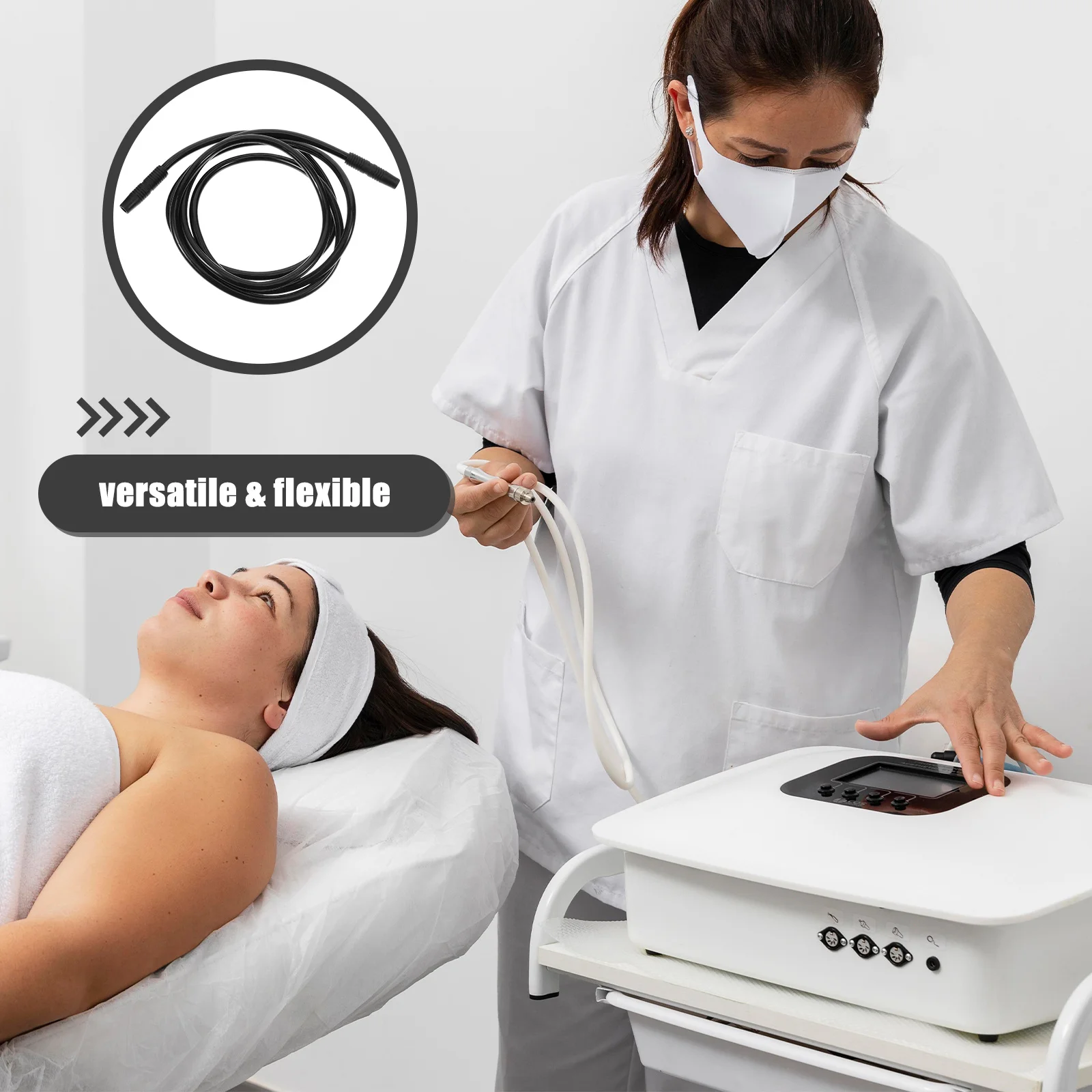 

Вакуумная трубка для банок, прочный аксессуар из полиуретана, косметические устройства, подключение, гибкая трубка, массажная чашка, шланг, вакуумная трубка