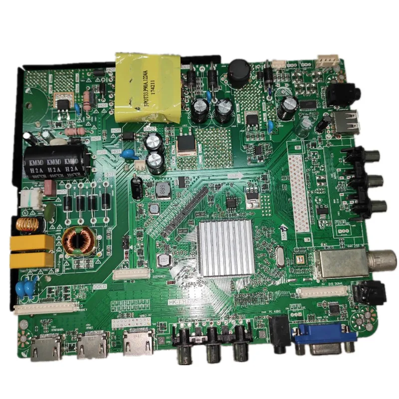 Placa-mãe de TV três em um, HK-T.RT2957P63, 48-54V, tensão e corrente, 680mA, OU LSC400HN08, 108-16V, 330ma