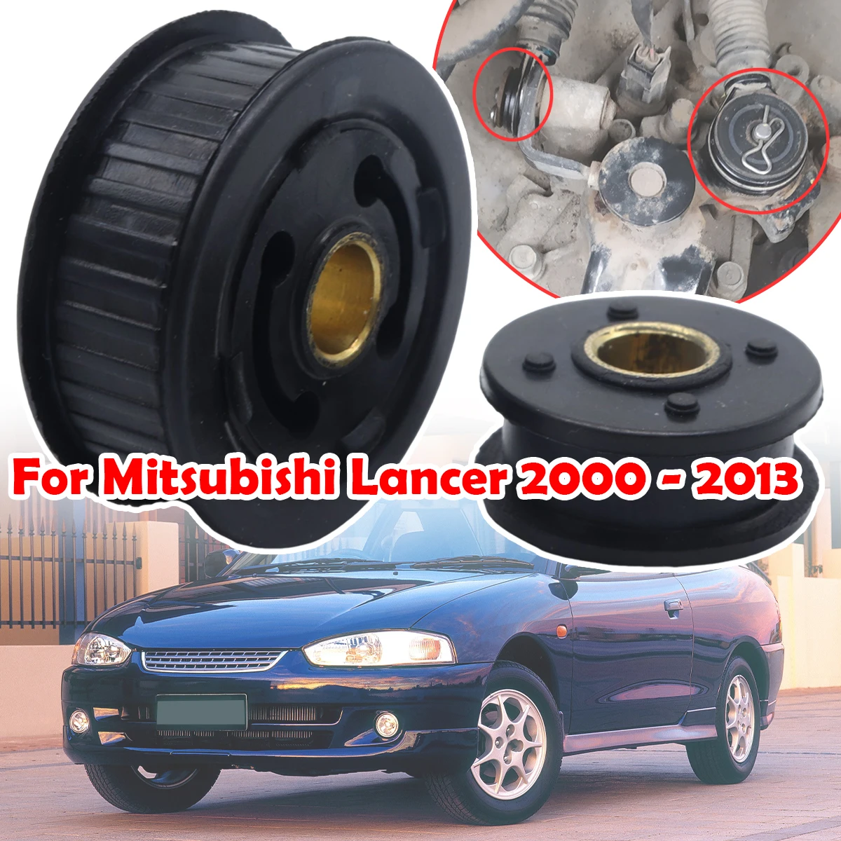 

Manual Transmission Gear Shift Cable Shifter Linkage End Replace Bushing Kit Car accessories For Mitsubishi Lancer 2000 - 2013