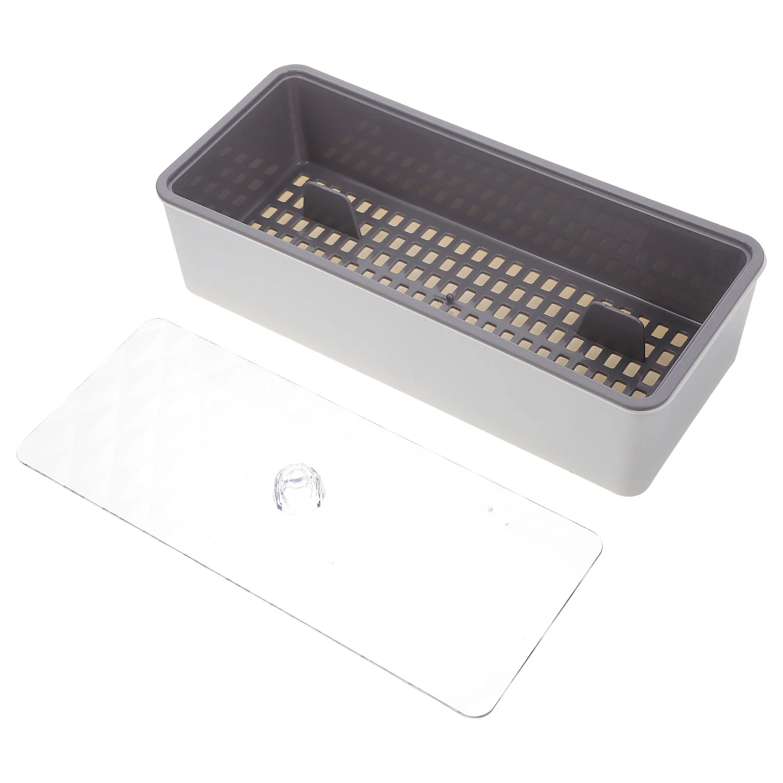 Diamond Cutlery Box Household Utensil Case Accessories Organizer Drying Rack Dishes Products Storage Holders Multi-function Pp