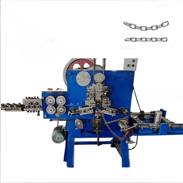 2-6 mm automatic circular metal hook stainless steel chain manufacturing machine