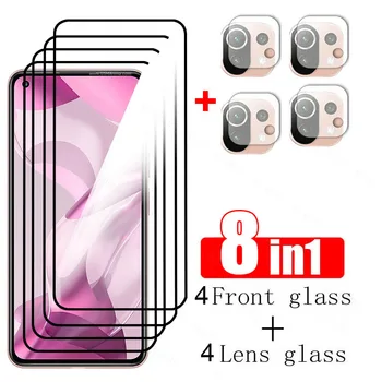 Volledige dekking Glas voor Xiaomi Mi 11 Lite 5G NE Glas voor Mi 11 Lite NE Glas Screen Protector Mi 12Lite NE 12T 11T Pro Lensglas