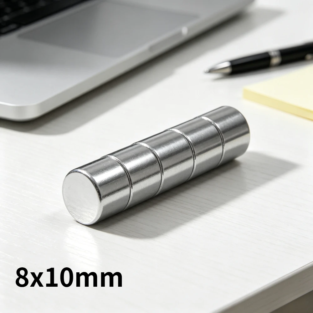 8x6MM 8x7 8x8 Strong Cylinder Rare Earth Magnet 8*10MM Round Neodymium Magnets 8x10 Small Disc Magnet 8*10 8x15 8x20 8x30
