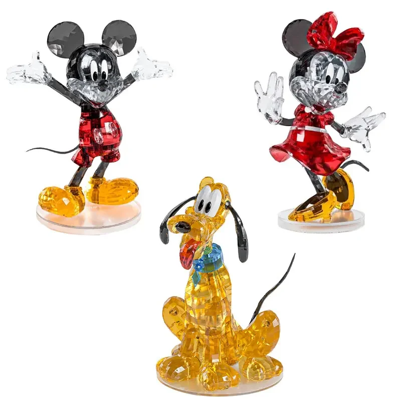 Assembled Mickey Donald Duck Toys Handmade Ornaments Gifts for Boys and Girls Three-Dimensional Crystal Building Blocks image 3