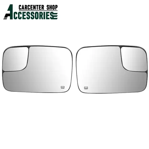 Side Rearview Heated Mirror Glass For DODGE RAM 1500 2500 3500 PICKUP 2005-2009  5161011AA/5191035AA