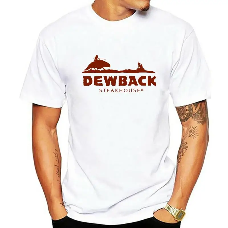 Dewback Steakhouse White T-Shiirt Stormtrooper Sandtrooper R2D2 C3Po