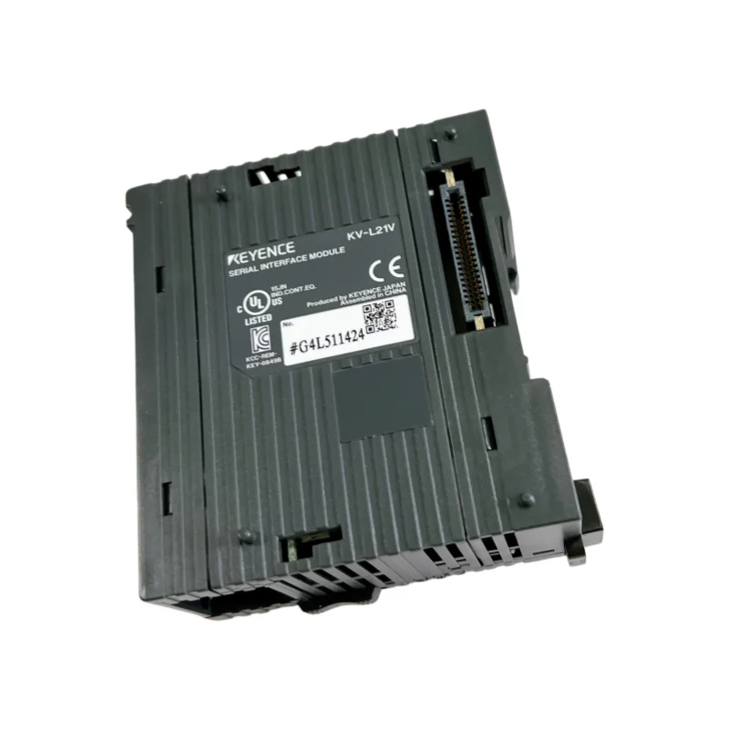 Original KEYENCE KV-L21V Serial Communication Unit of Programmable Controller Used for Barcode/vision System Integration