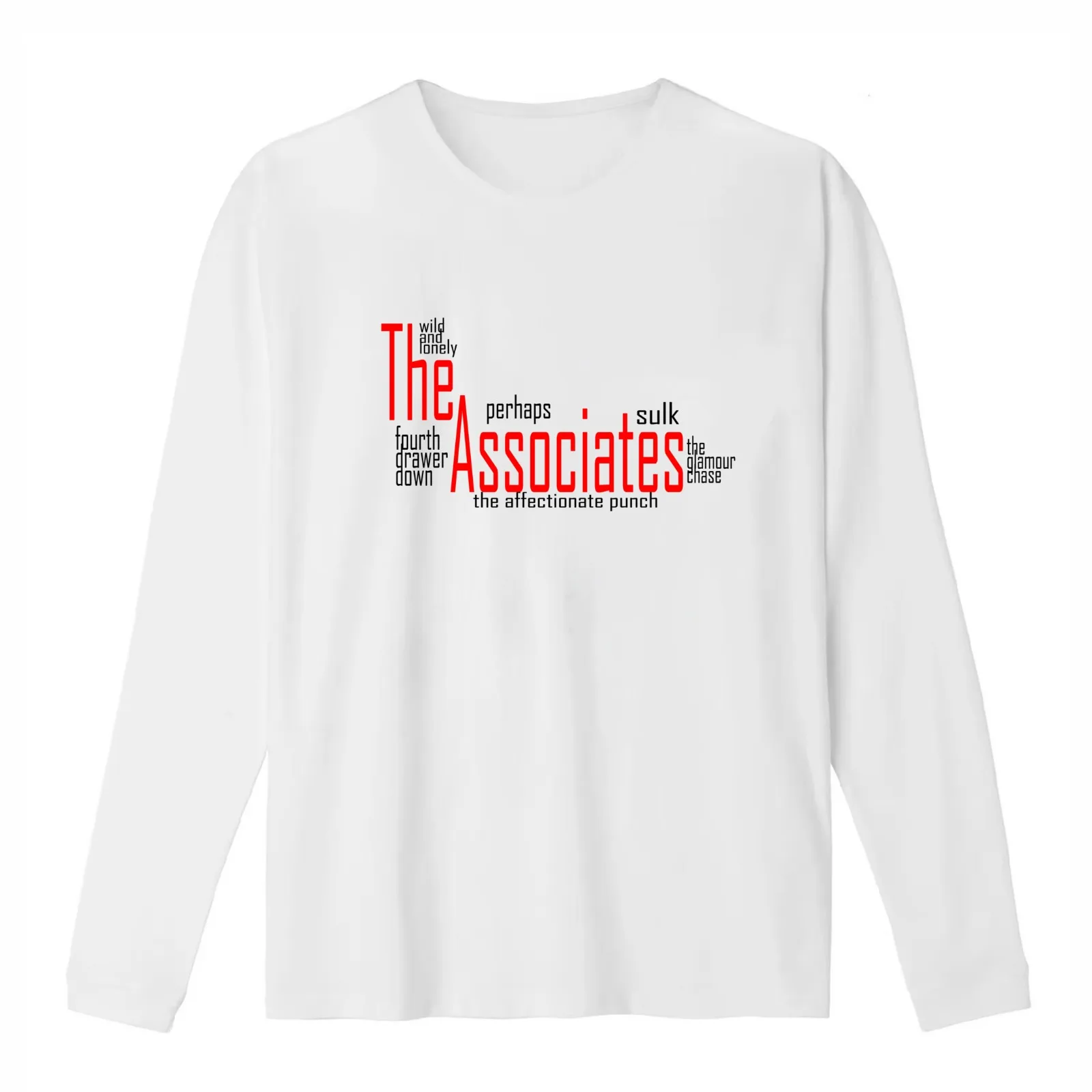 Associates the Albums 80s New Wave T-Shirt Summer Casual Cotton Tee Oversized Streetwear Tops Vintage Graphic Print