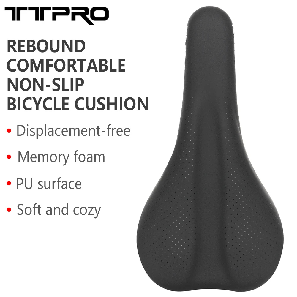 TTPRO 3175 Comfortable Bicycle Saddle Ultralight Shock Absorbing Bike Seat for Mountain Road Bike Cycling Cushion