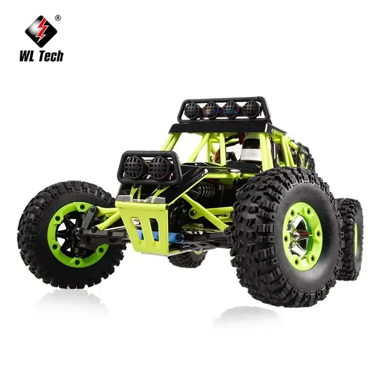 WL 12428 WLtoys 1/12 4WD RC Racing Car High Speed Off-Road Remote Control Alloy Climbing Truck LED Light Buggy Toys Kids Gift