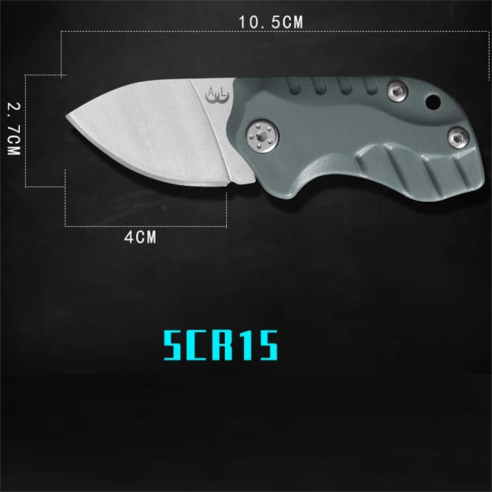 5CR15 Steel D2 Folding Knife Portable Tactical Multipurpose Outdoor Key Knife Gift Pocket Knife Tool