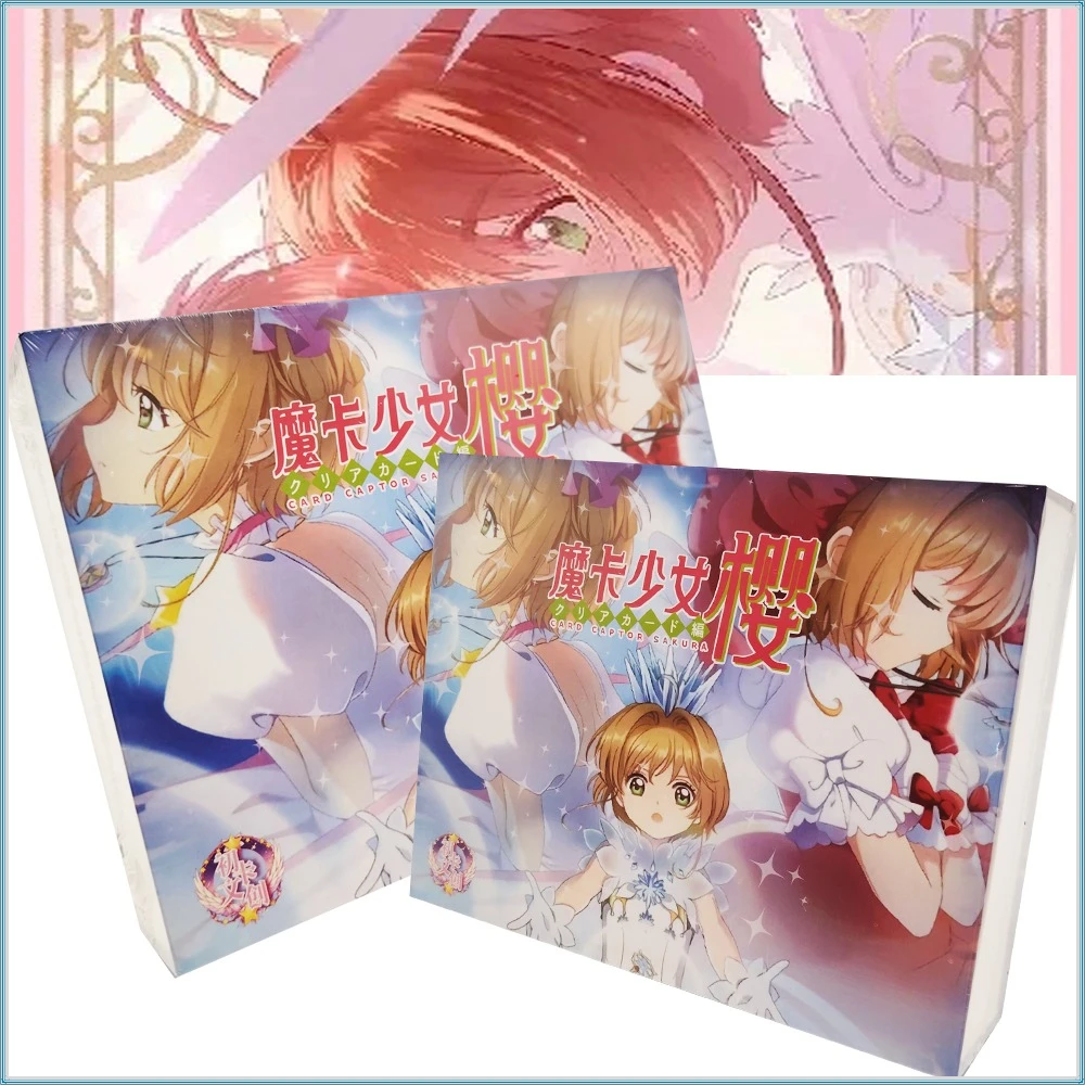 Cardcaptor Sakura Rare Collection Cards Fun and Creative Noctilucent Design Anime Trendy Character Magazine Theme Cards Toy Gift