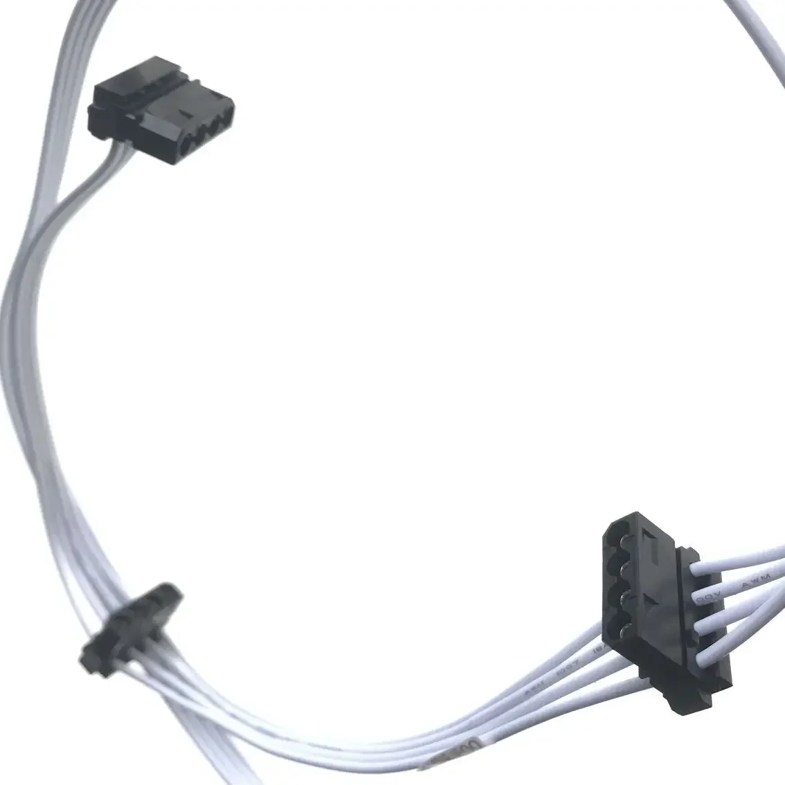 White Mainboard 6P to 3 Molex 4Pin IDE Power Module Cable For Seasonic Snow Silent FOCUS+ 1050W 750W KM3 M12II Evo XM2 860 XP2