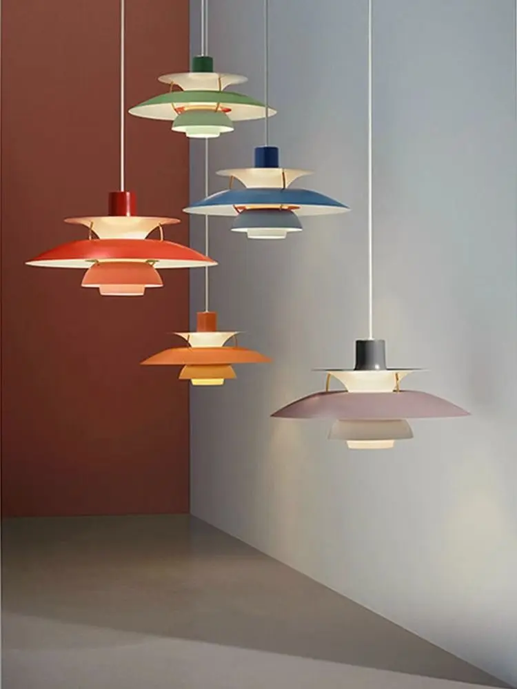 

Nordic chandelier Danish flying saucer design bedroom bed and breakfast simple modern restaurant bar bedside lamps chandeliers