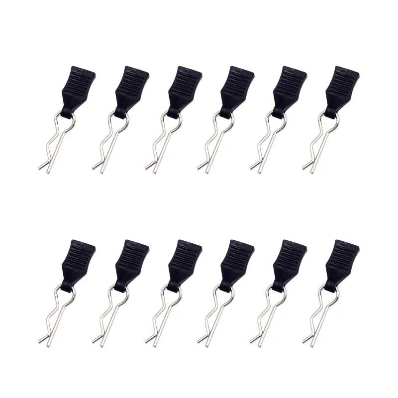 50 Clips Carrosserie Type R Pour Voiture RC 1/10, 1/12 Et 1/16 – Épingles En Acier Inoxydable Pour Coque Et Aileron