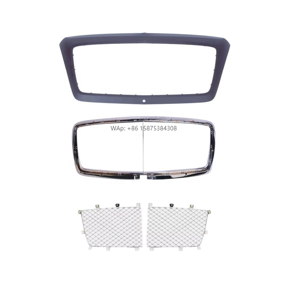 New for Bentayga 2016-2020 Radiator Grille Cover Plate OEM 36A853653 Black/Silver