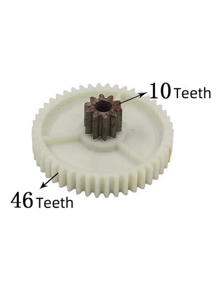 Accessoires d'engrenage biseauté en plastique d'origine, adapté pour Deli 9905, T603, 33134, déchiqueteuse de papier, 10T-46T