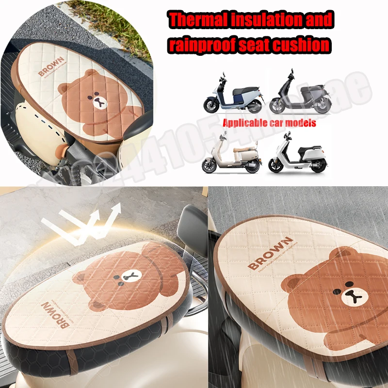 

Summer Heat Insulation and Anti-scalding Cover Electric Motorcycle Seat Cushion Waterproof and Sun Protection Moto Seat Cover