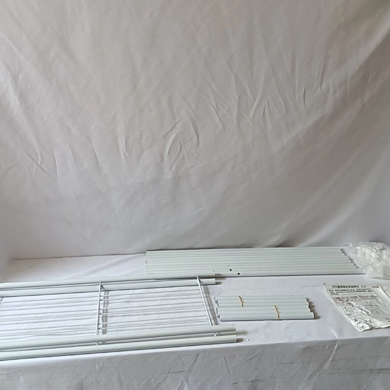 White Metal Storage Shelf for Kitchen & Bathroom Easy Install Organizer Rack with Accessories Space Saving Ready to Assemble