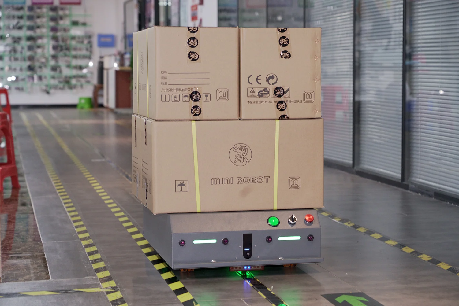 

Industrial Agv Robot Intelligent Logistics Transport Multifunction 50kg Load Capacity Collaborative Automated Guided Robot