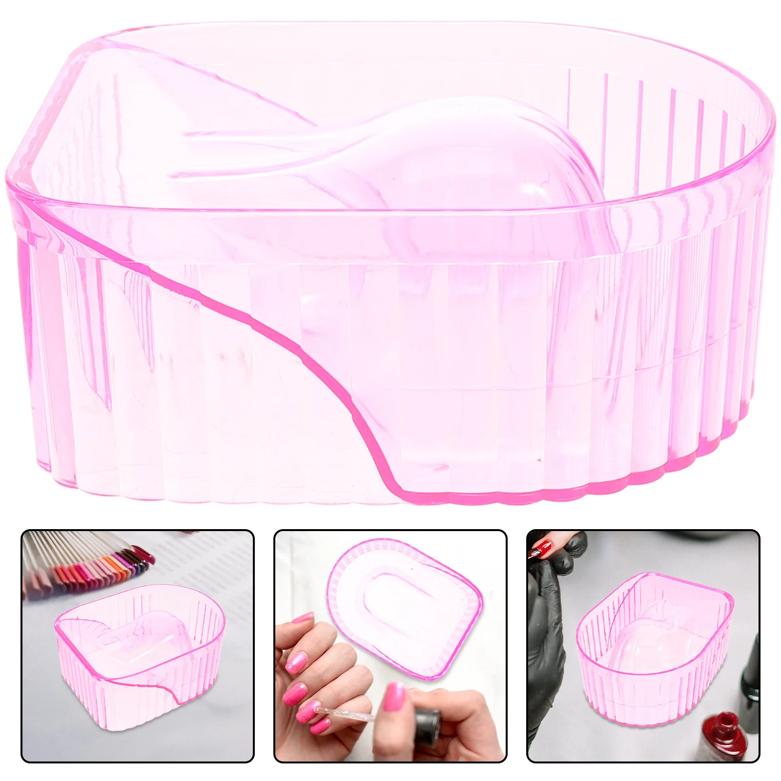 

Nail Soaking Bowl Manicure Hands Care Softening Cuticles Dead Skin Nails Salon Grade Nail Cleaning Manicure Tools Supplies