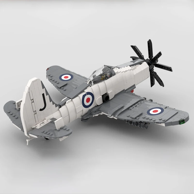 Combat de combat militaire polyvalent, arme d'avion de haute technologie, blocs de construction MOC, modèle d'avion, briques à monter soi-même, jouets pour enfants, cadeaux