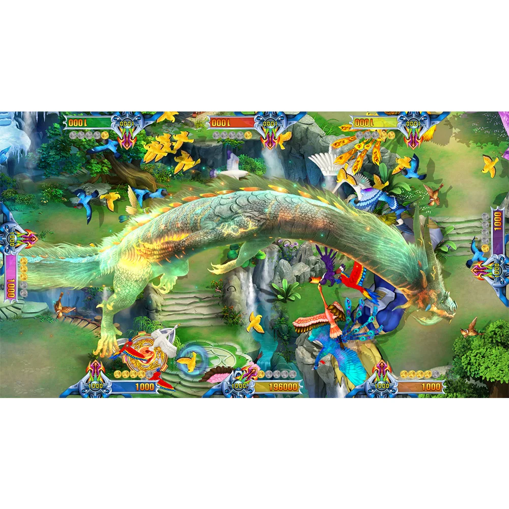 USA Popular Dragon Fish Hunter Game Machine Host Accessories For 4/6/8/10 Players Fish Table Video Game Machine