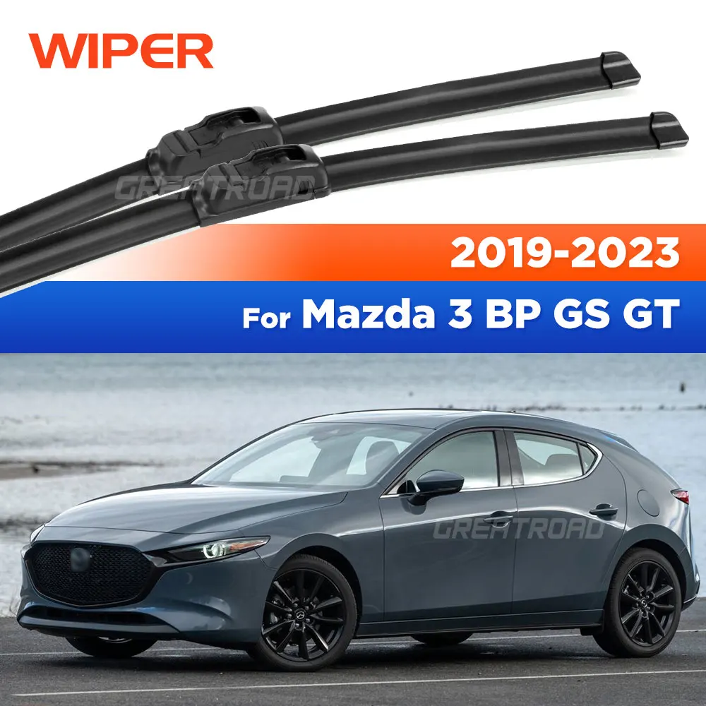 Für Mazda 3 BP GS GT 2019-2023 2020 2021 2022 Wischer Front Wischer Klingen Windschutzscheibe Windschutz Fenster Pinsel 26 "+ 17"