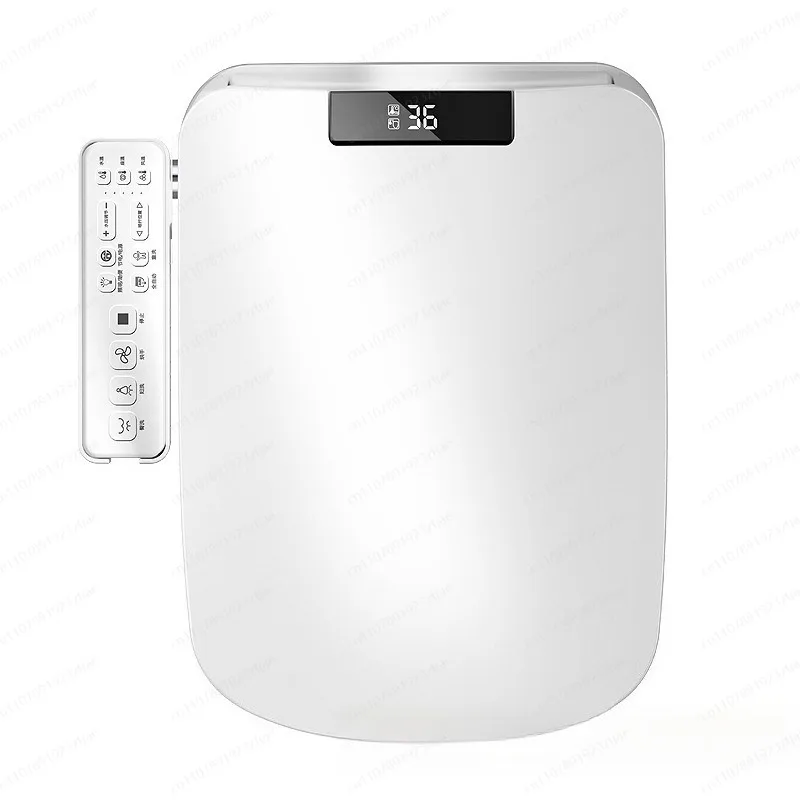 EU 220V/US 110V Square Smart Toilet Seat, Instant Heating Wash, Auto Drying Toilet, toilet Bidets