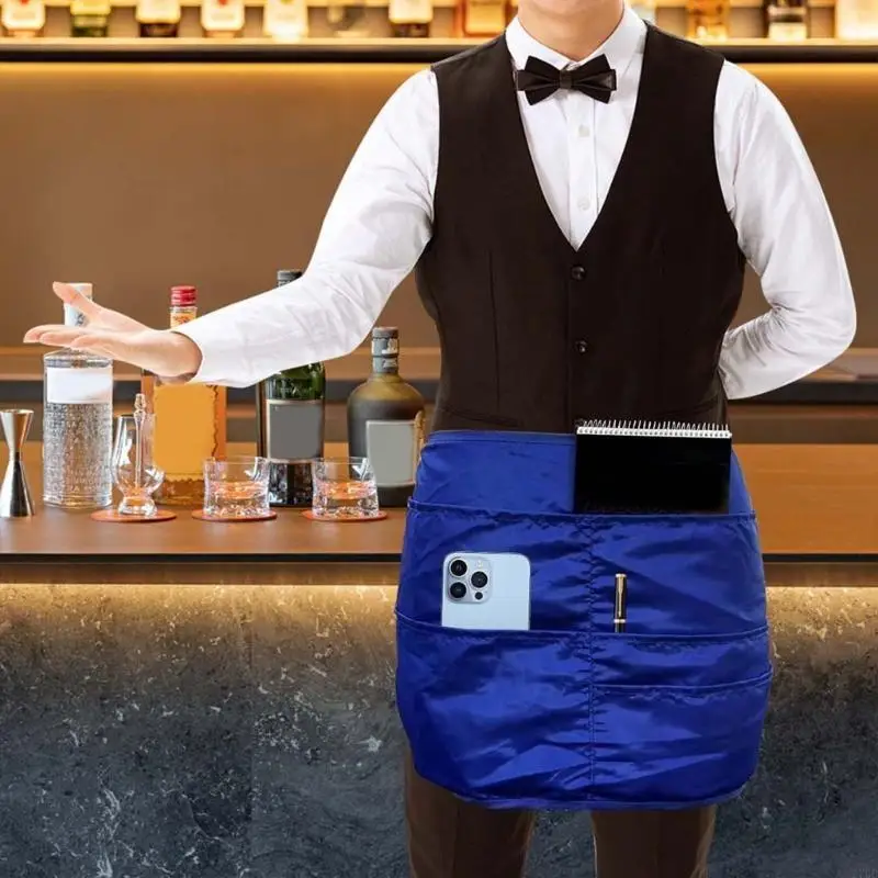 

Короткий фартук 270D, фартук официанта, кухонные фартуки, парикмахерский фартук, фартук на талии, фартук официантки, кухонный с