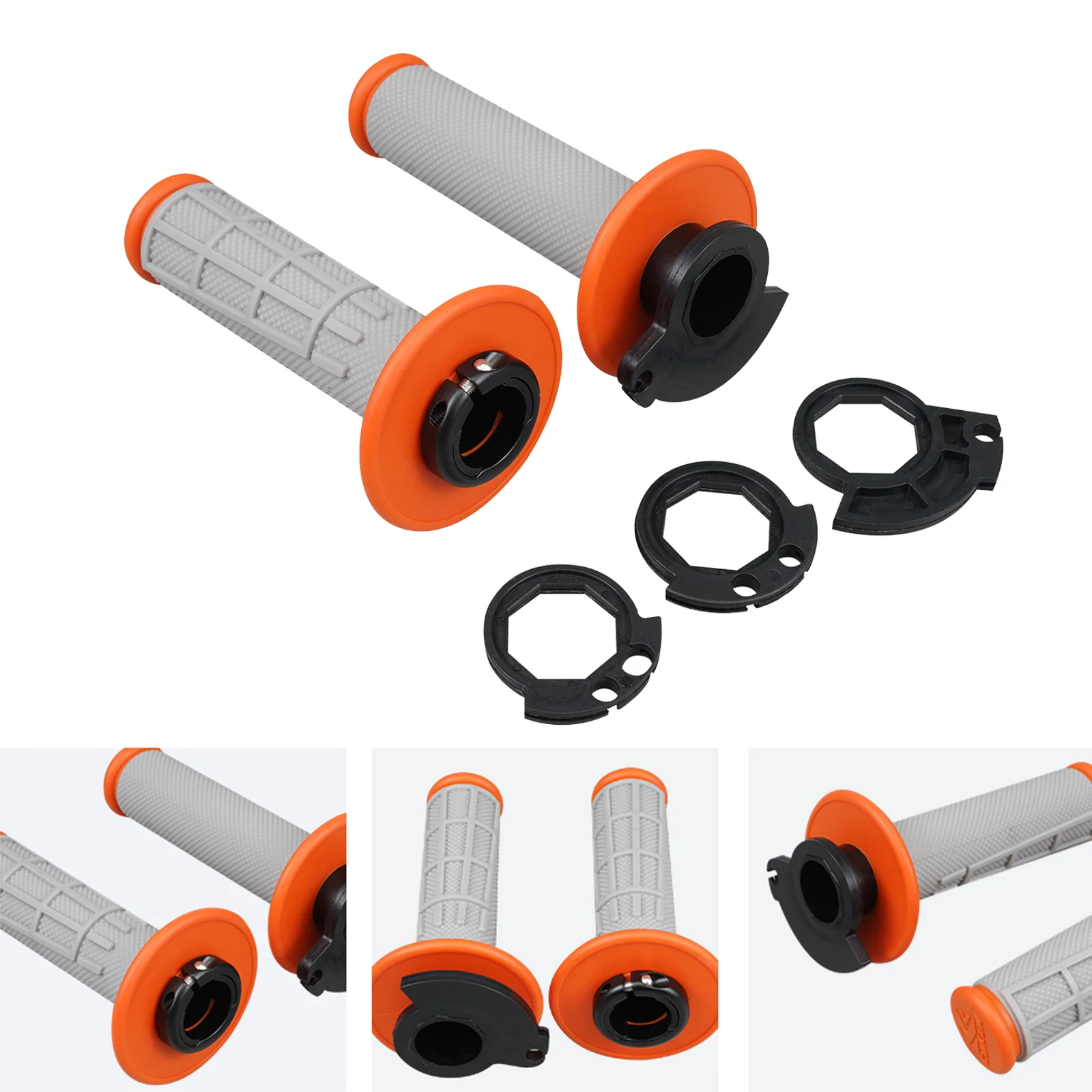Para KTM EXC 300 2008-2022 EXCF 350 SX 125 SXF 250 SXF 450 XCF 350 XCW TPI empuñaduras de bloqueo de manillar para Husqvarna TE 300 FE 450