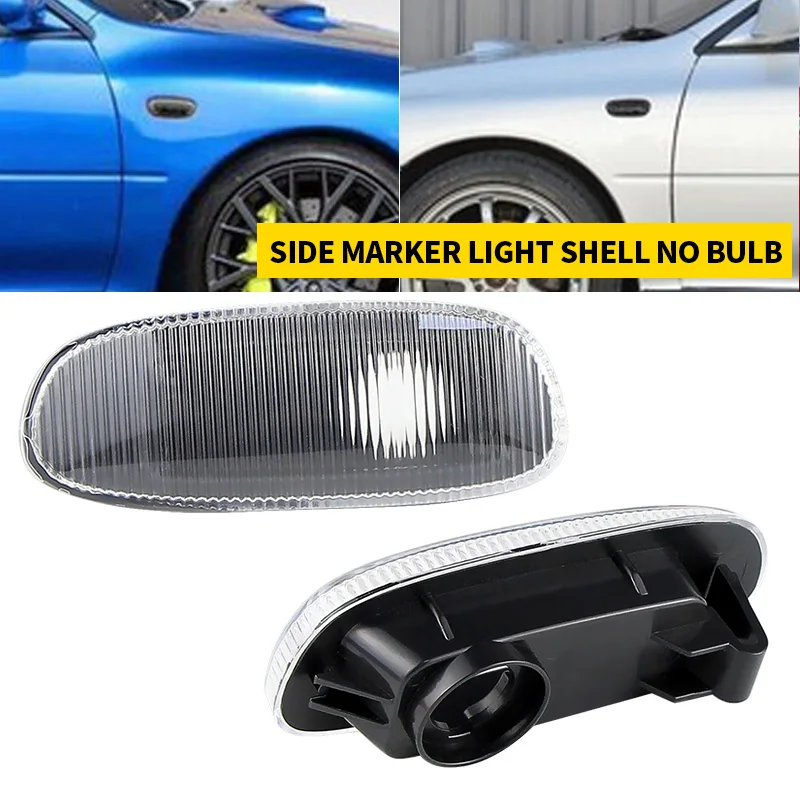2x عدسة مدخنة الجانب ماركر مصباح إشارة لا لمبة OEM: 84401FA050 ل 1993-2001 سوبارو امبريزا GC GM GF اليسار اليمين اكسسوارات السيارات