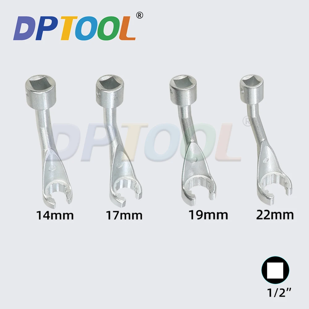 

4 шт. 1/2 "Dr топливная форсунка, набор головок для впрыска 14 17 19 22 мм для BMW VW MERCEDES BENZ с открытым концом SK1856