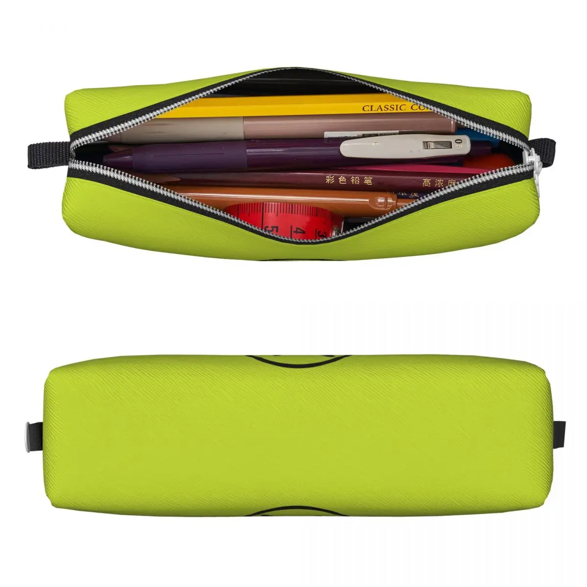 Aphex Twin Pencil Case Electronic Music Artist Pen Box Bags Girl Boy Big Capacity School Supplies Cosmetic Pencil Pouch